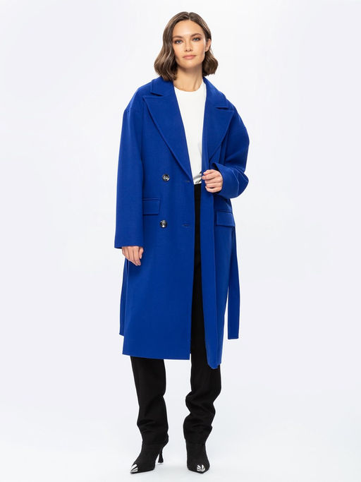 Пальто женское 1241113003 bright blue - Eleganzza фото 2