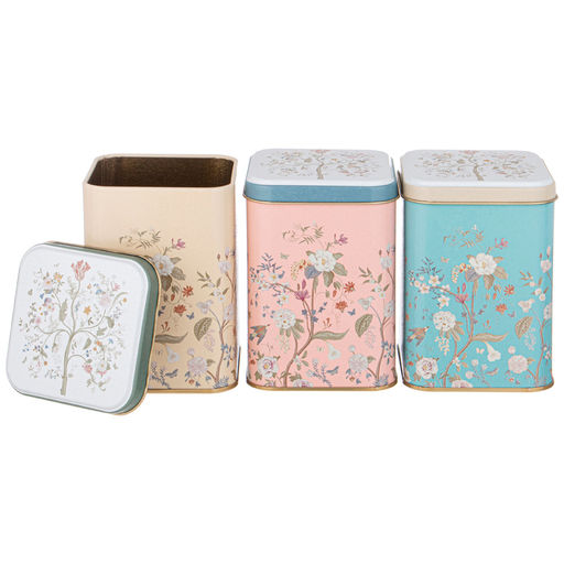 НАБОР ЕМКОСТЕЙ ДЛЯ ХРАНЕНИЯ BOTANICA ИЗ 3-Х ШТУК, 9Х9Х12,5 СМ, 1Л - Agness фото 3