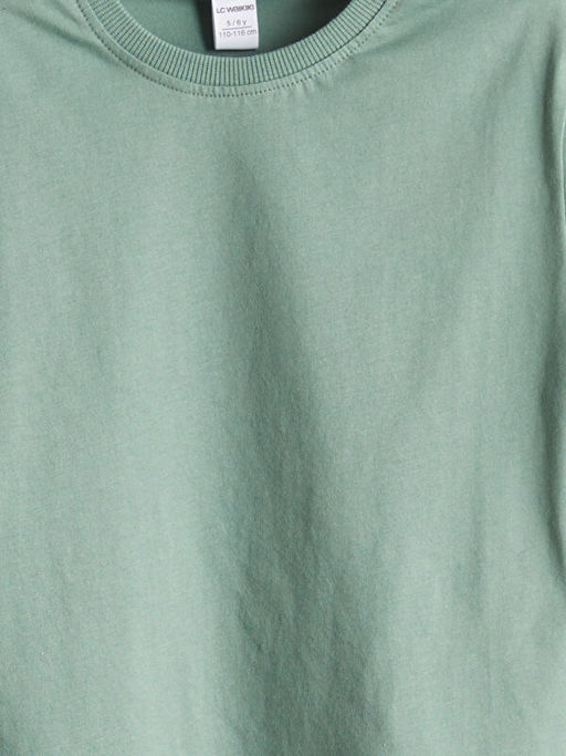 Bisiklet Yaka Bask?l? Erkek ?ocuk Ti??rt 3l?