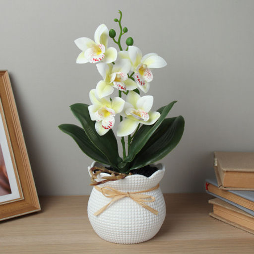 Цена за 1 шт. Цветочная композиция Орхидея / ZH-022 /уп 10/72/ - Галеонтрейд фото 4