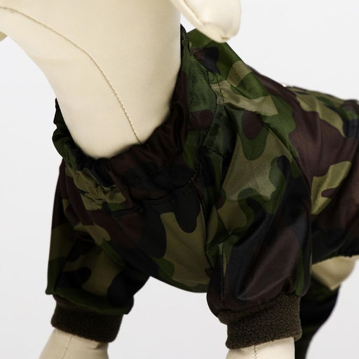 Комбинезон для животных, без подклада, XL (ДС 32-34, ОШ 32, ОГ 46-48 см), камуфляж - Пижон фото 4