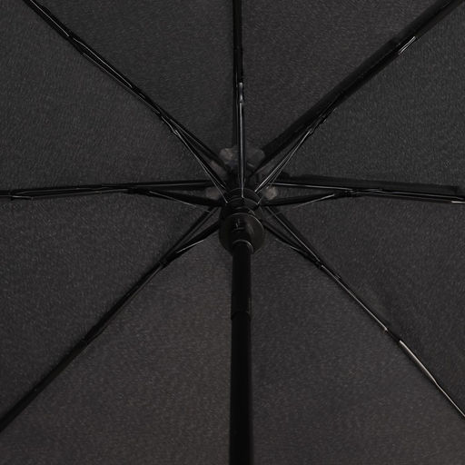 Зонт полуавтоматический Strong, прорезиненная ручка, 3 сложения, 8 спиц, R = 48 см, цвет чёрный - Simaland фото 3