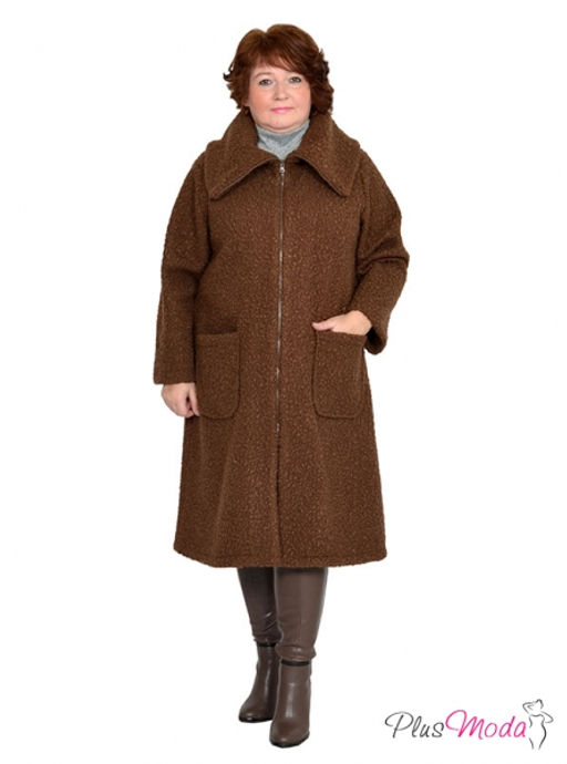 Пальто Модель №781 размеры 44-84 - Plusmoda фото 2