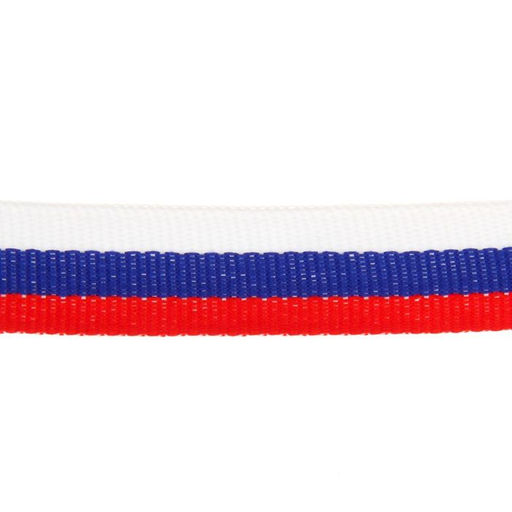 Цена за 10 шт. Лента для медали, триколор - Командор фото 3