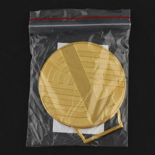 Медаль призовая 004 диам 5 см. 1 место. Цвет зол. Без ленты - Командор фото 6