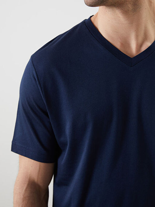 V Yaka Penye Erkek Ti??rt