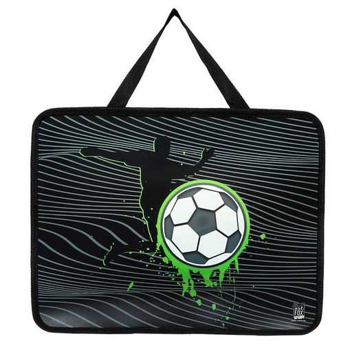 Папка с ручками пластик А4 75мм 330*260 ПМ-А4-26 ArtFox STUDY мал Футбол  фото 2