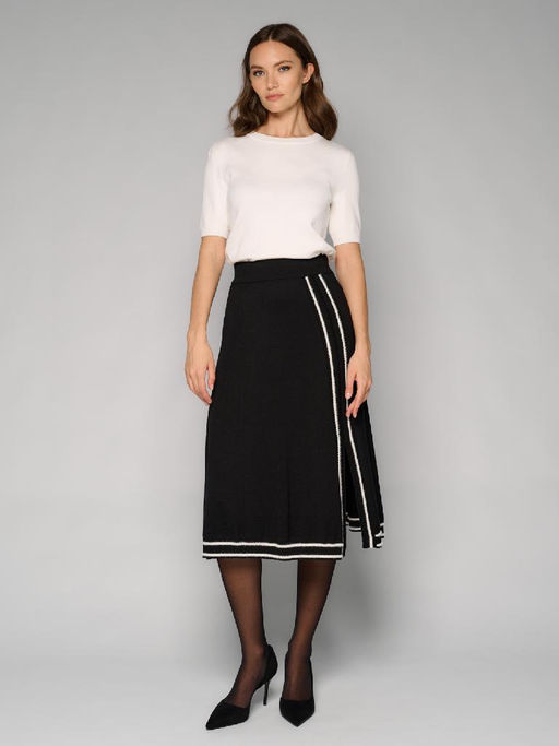 Юбка женская 12411-58006 black/white - Eleganzza фото 7