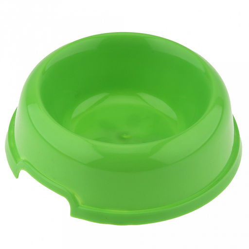 Миска для кормления животных пластмассовая Лапа 0,25л, д11см, h4,7см, основание д15см, цвета микс (зеленый, синий, красный) (Китай) - Pet toys фото 2