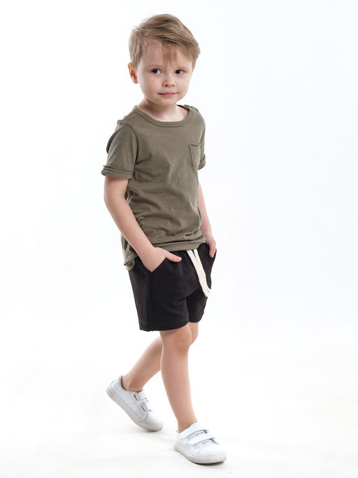 Комплект для мальчика детский сад UD 7886/22-9846 хаки/черный - Mini maxi фото 9