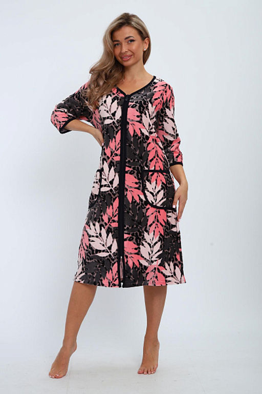 Халат велюровый на молнии (941-6) - Плиона фото 78