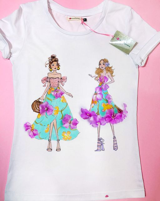 Эксклюзивная футболка Yana Pletneva упаковка плотный Zip пакет!