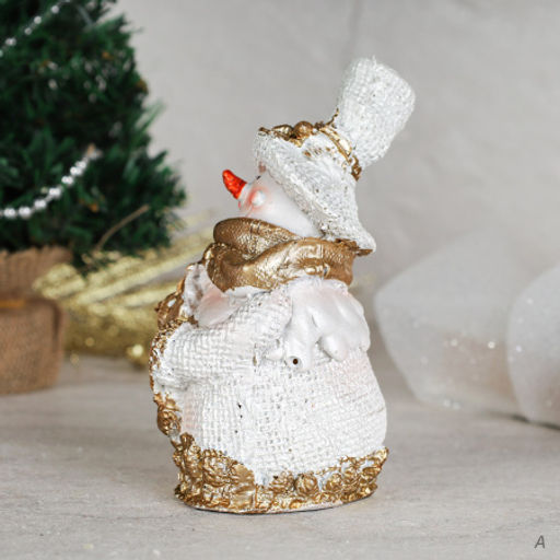 Фигурка Снеговичок 12 см / CHR166 /уп 192/Новый год - Галеонтрейд фото 4