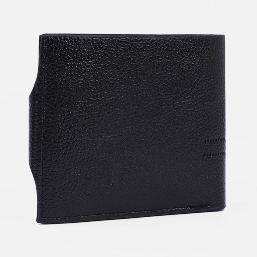 Портмоне мужское на магните, отдел для купюр, для монет, для карт, цвет чёрный - Simaland фото 2