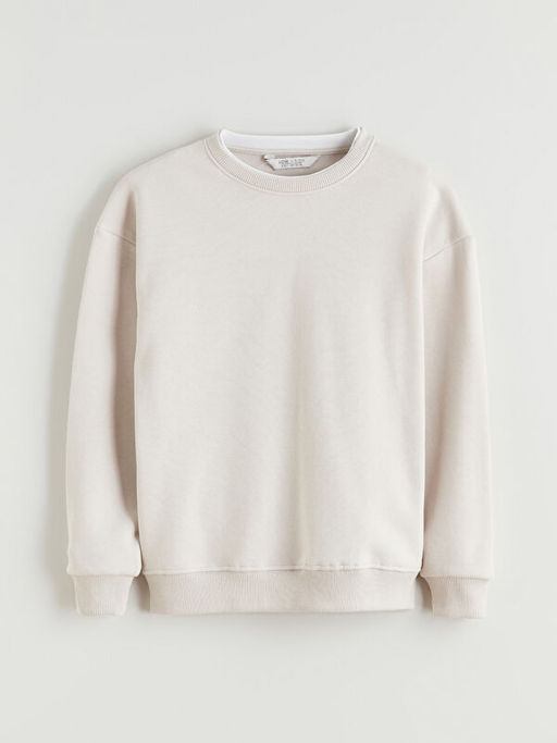 Bisiklet Yaka Erkek ?ocuk Sweatshirt