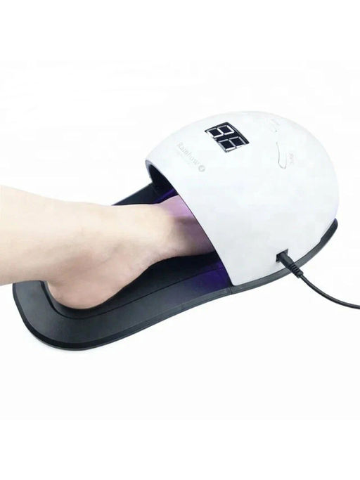 Nail Art Лампа для маникюра 2 в 1 LED/UV 4, Rainbow 48 Вт, белый