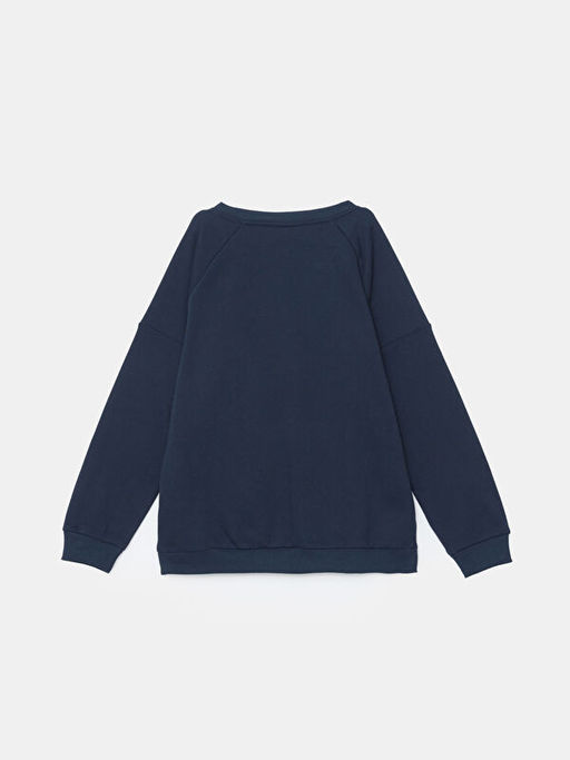 Bisiklet Yaka Erkek ?ocuk Kal?n Sweatshirt - Waikiki фото 2