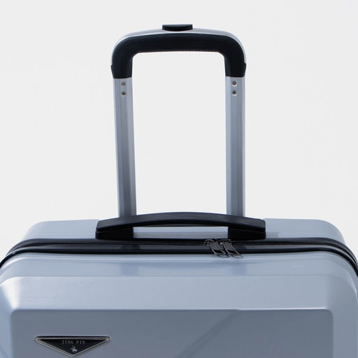 Чемодан средний 24, кодовый замок, цвет серебристый - Simaland фото 5