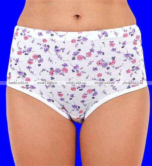 Цена за 5 шт. "Горянка" трусы женские хлопок 100% цветные