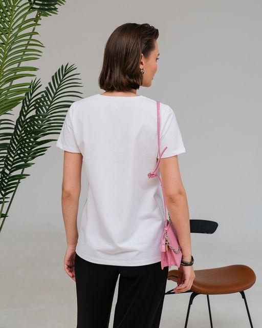 Футболка из хлопка FPP023 - Sahar art lab фото 8