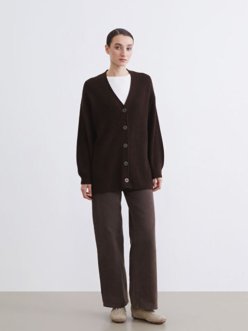 V Yaka Kad?n Triko H?rka