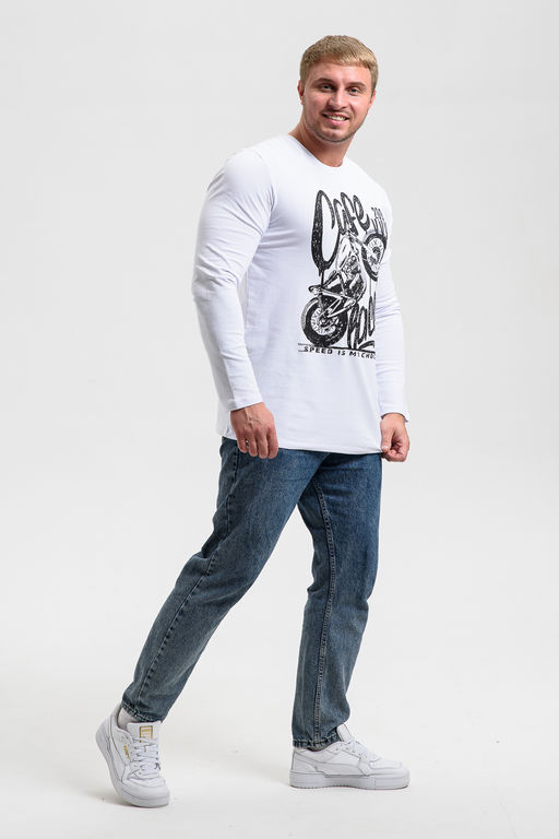 8534 Футболка с длинным рукавом мужская