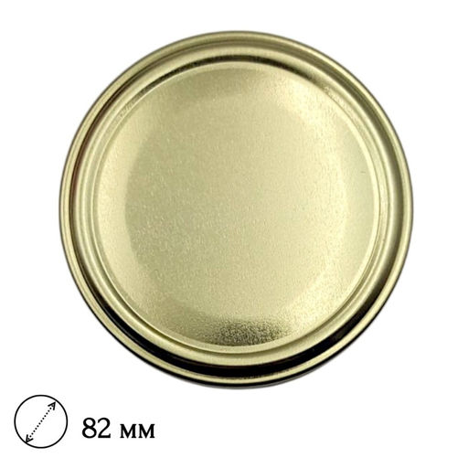 20 шт. Крышка "твист-офф" d82мм (золотист.) (Елабуга)