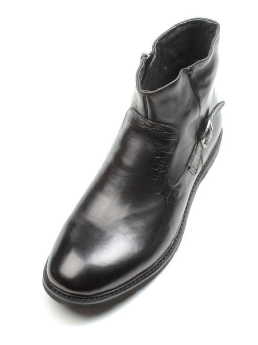 01-H9028-B36-SW3 BLACK Ботинки демисезонные мужские (натуральная кожа) - Фабричный китай фото 5