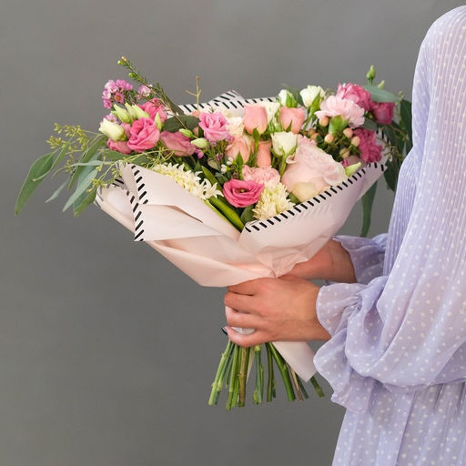 Пленка матовая с кантом, персиковый, 0,58 х 10 м