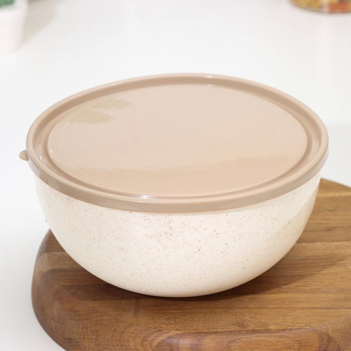 Салатник с крышкой Galaxy, 2,5л, 21,821,210,5 см, цвет микс - Simaland фото 3