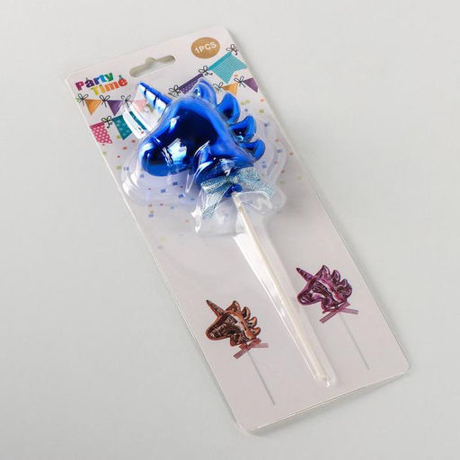 Топпер для торта Единорог, 21?7 см, цвет синий - Simaland фото 4