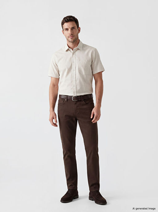 Рубашка мужская Regular Fit в клетку