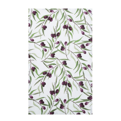 Полотенце Доляна Olives 35х60 см, 100% хлопок, рогожка 164 г/м2  фото 2