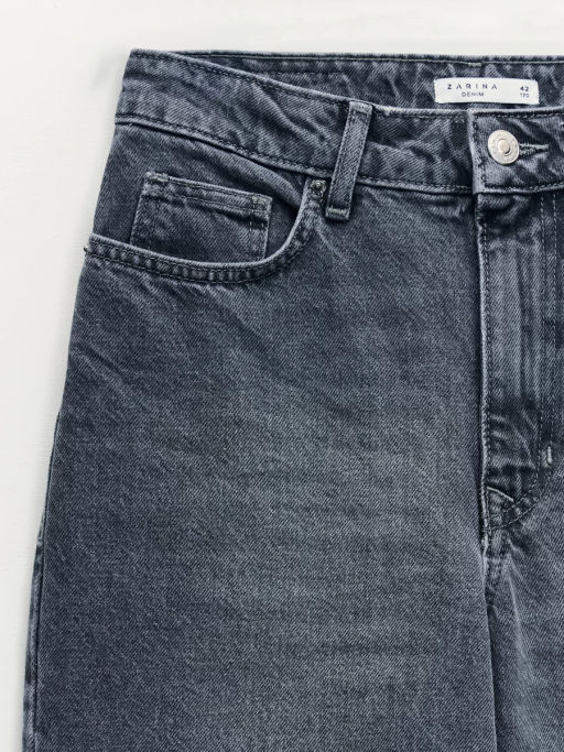 Джинсы straight с высокой посадкой / Zarina  фото 3