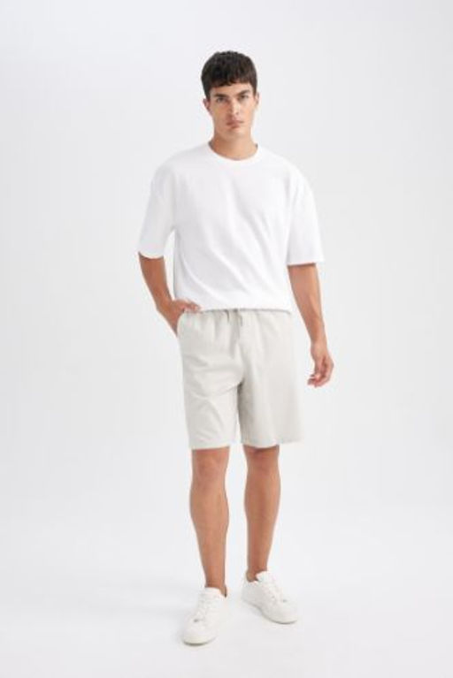Relax Fit Pamuklu Bermuda Sort