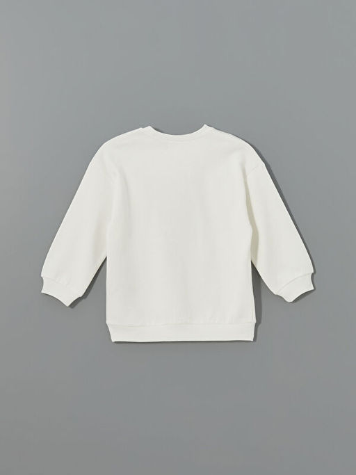 Bisiklet Yaka Bask?l? Erkek ?ocuk Sweatshirt - Waikiki фото 3