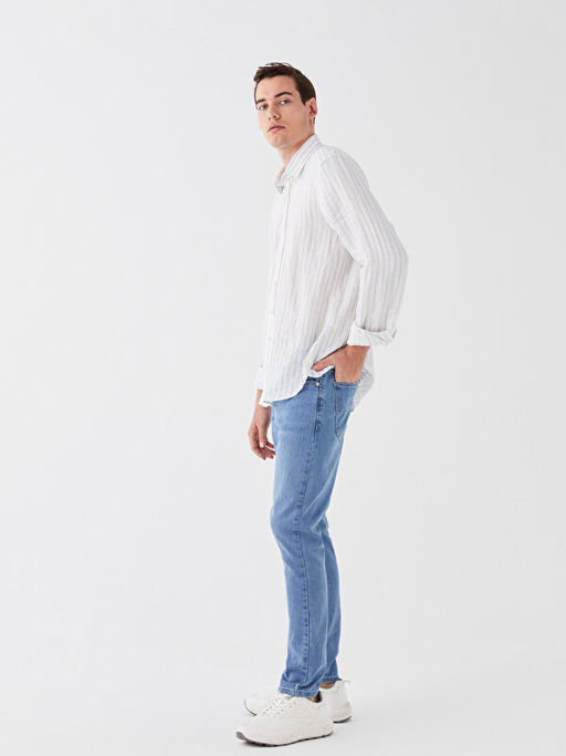 750 Slim Fit Erkek Jean Pantolon - Waikiki фото 3