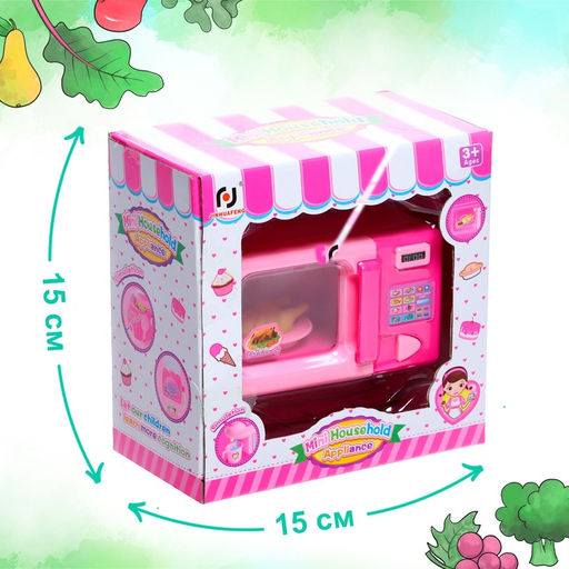 Бытовая техника «Микроволновая печь», свет, работает от батареек