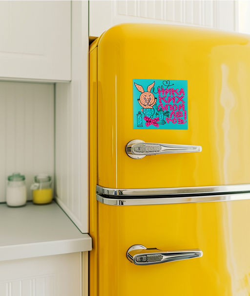 Кристальная (алмазная) мозаика ФРЕЯ CMF-ALVM-109 магнит Пятачок против спойлеров 10 х 9 см