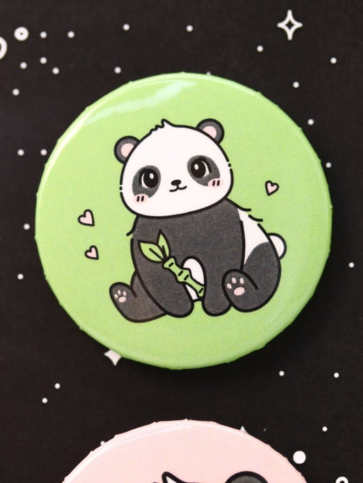 Набор значков 3 шт. iLikeGift Аниме Panda