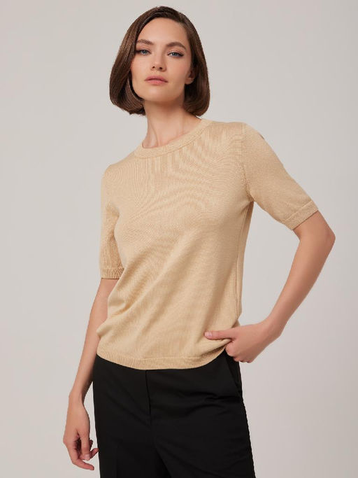 Футболка женская 1231152001 beige - Eleganzza фото 5