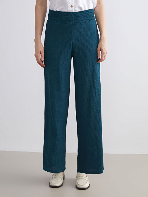 Beli Lastikli Dokulu Kad?n Pantolon