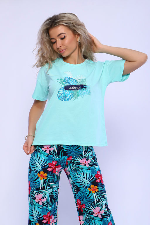 Костюм натали 71102 футболка и брюки из хлопка фото 6