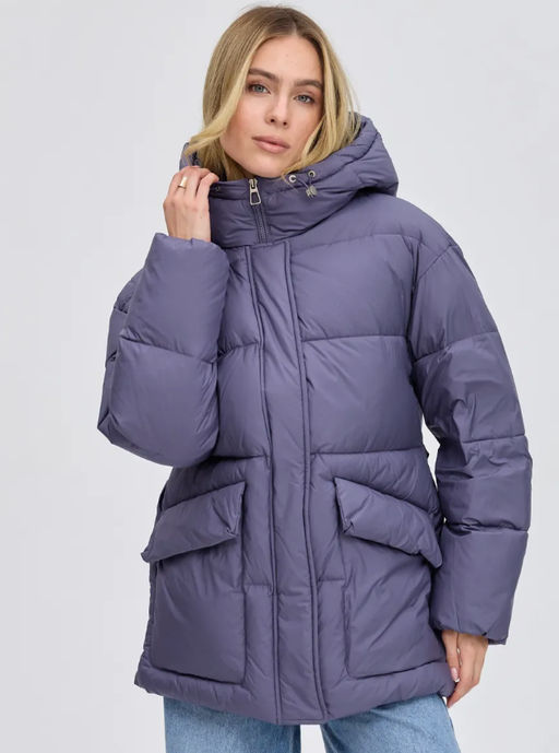 Укороченная куртка-пуховик с поясом БИО -ПУХ - Lawinter фото 6