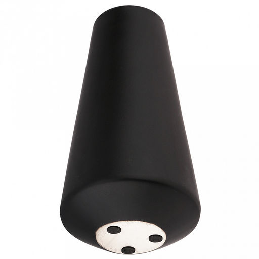 Ваза керамическая "Тунис" 850мл, д10,5см h20,5см, д/горла - 4,6см, матовая глазурь, цвет - черный, в коробке (Китай)