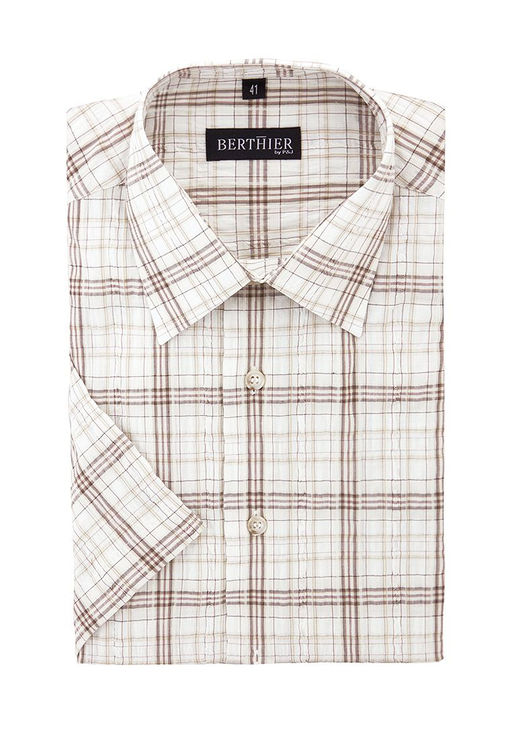 Сорочка мужская короткий рукав BERTHIER Caballero 23928  фото 8