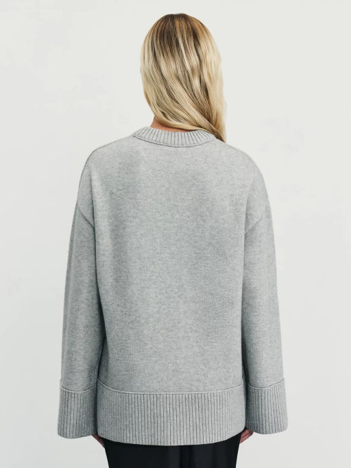 Джемпер прямого кроя с содержанием вискозы / Zarina фото 5