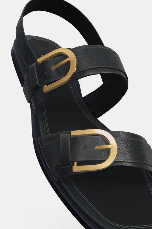 DOUBLE BUCKLE SANDALS - Zara фото 6