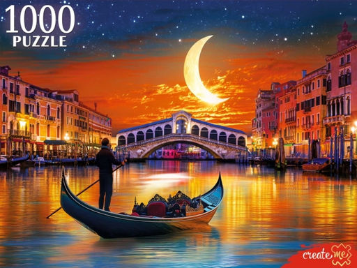 Пазлы 1000 "Ночная Италия"