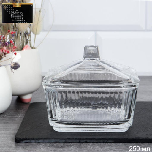 Сахарница квадратная / F-236 /уп 72/ - Галеонтрейд фото 3